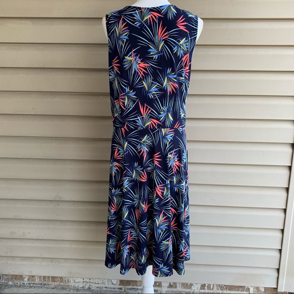 •Leota• Sleeveless Tie Waist Dress - Size 3X - Picture 6 of 9